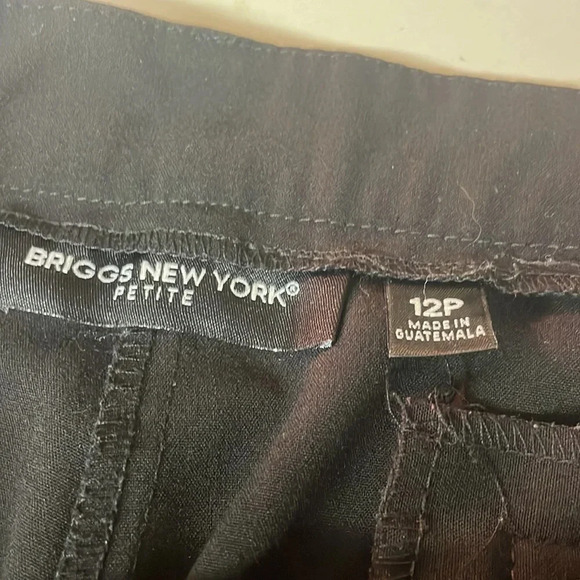 Briggs New York black capris 12P - Picture 5 of 5